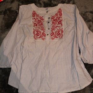 Blue blouse, never worn